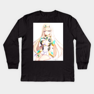 Mythra (Xenoblade Chronicles 2) Kids Long Sleeve T-Shirt